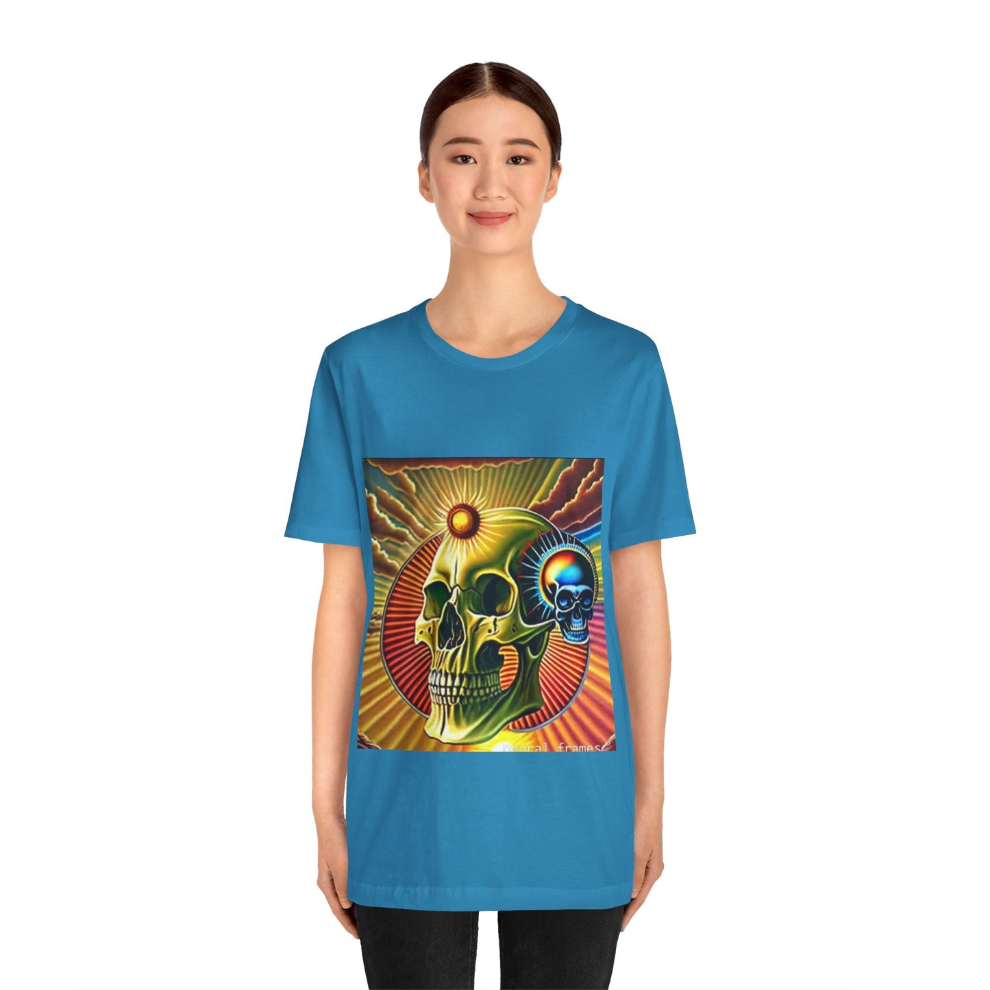 Radiant Eclipse: A Cosmic Dance of Skulls