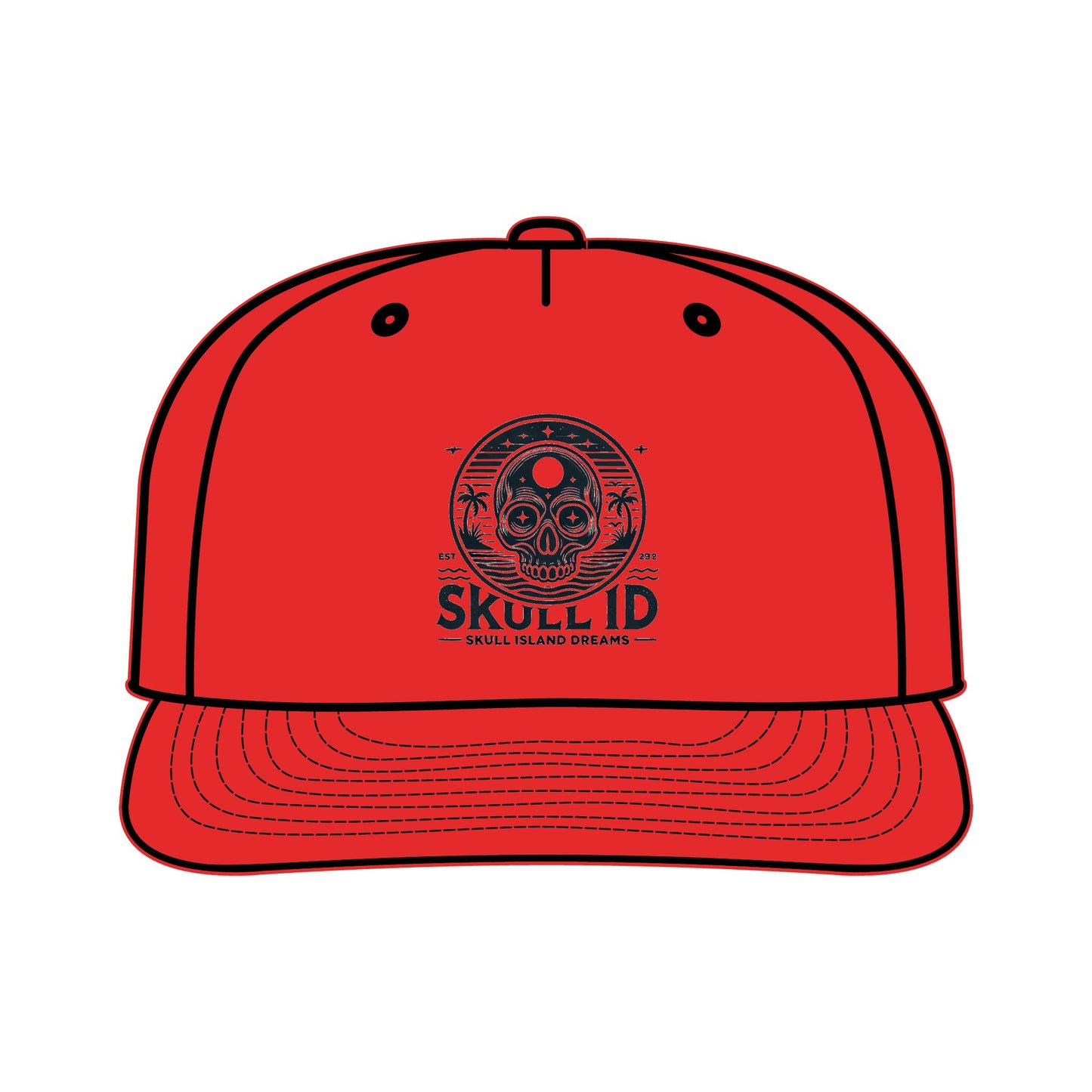 Surf Cap - Skull Island Dreams Snapback Hat for Beach Lovers