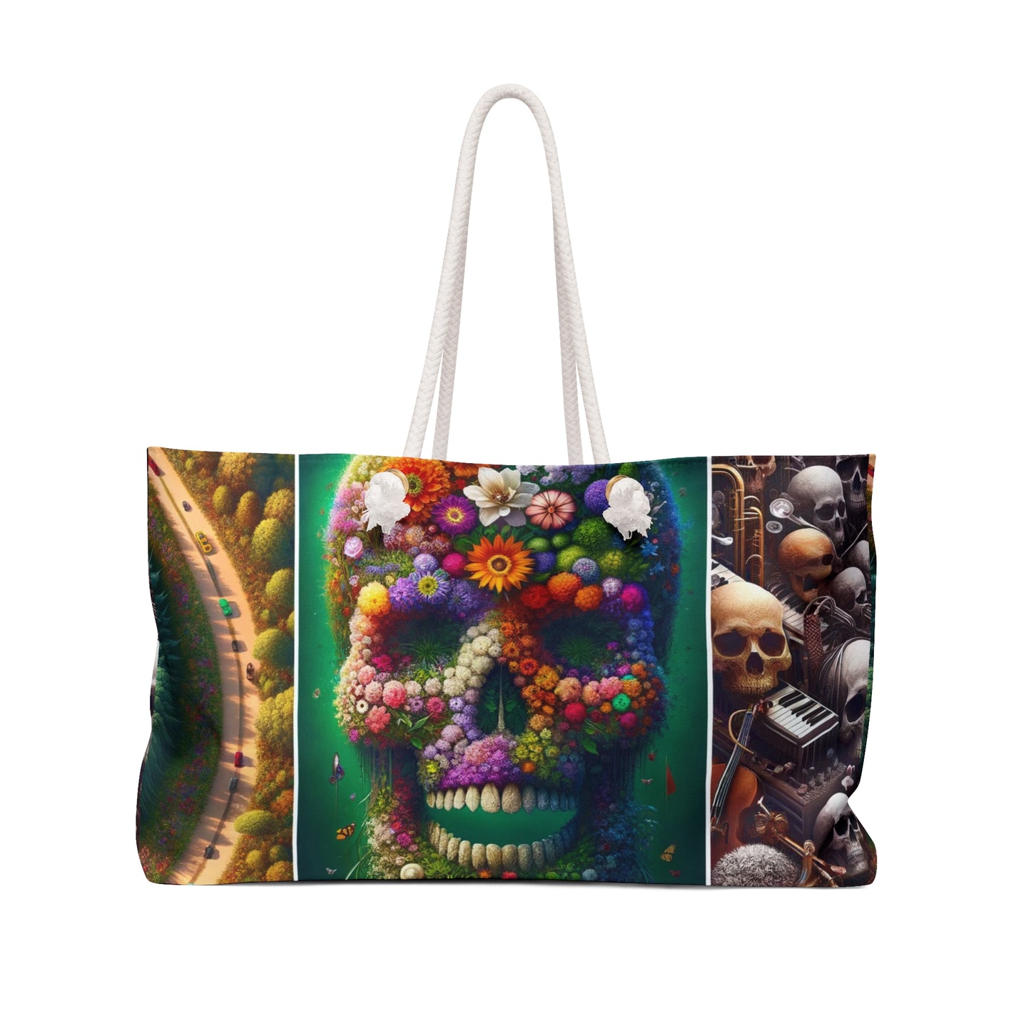 Floral Skull Symphony Bag