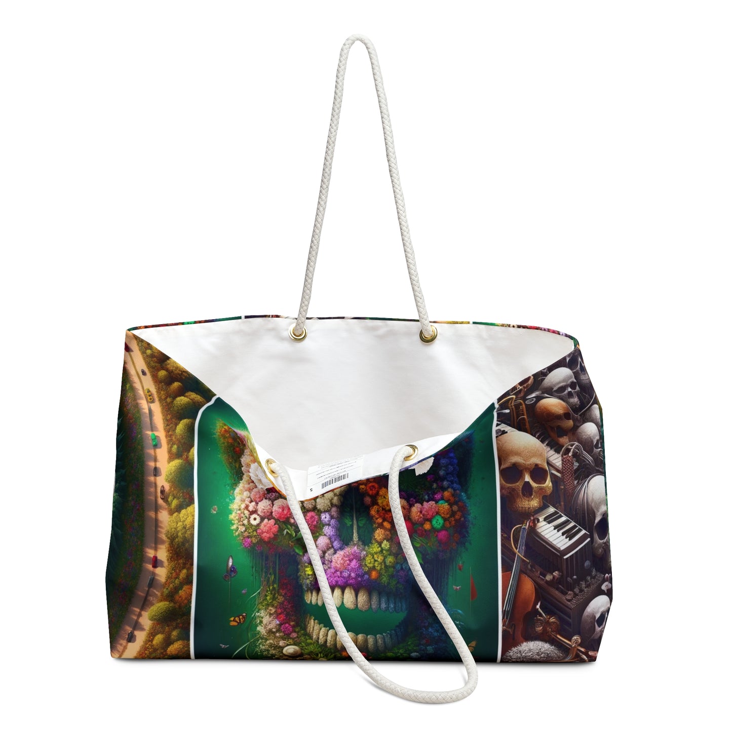 Floral Skull Symphony Bag