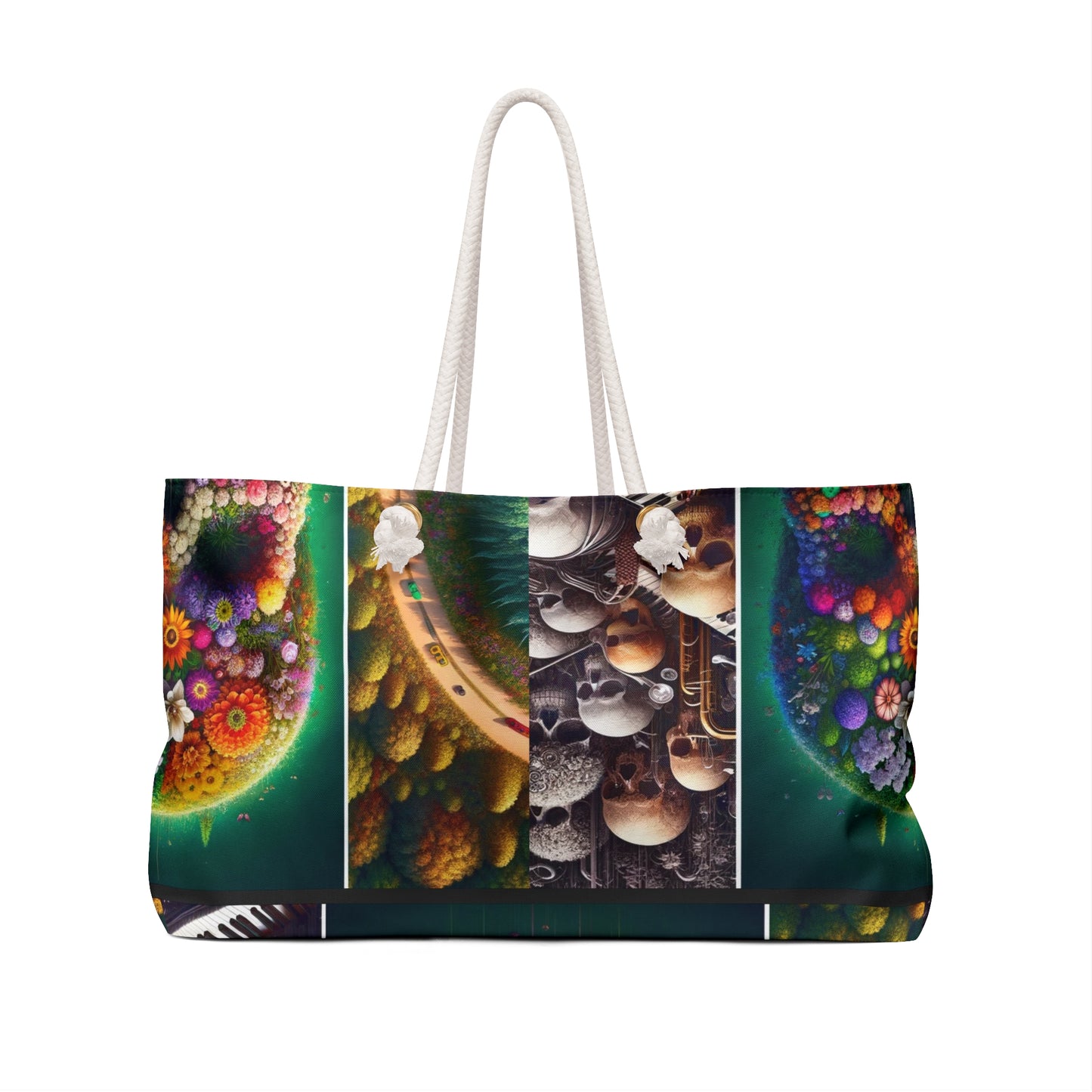 Floral Skull Symphony Bag