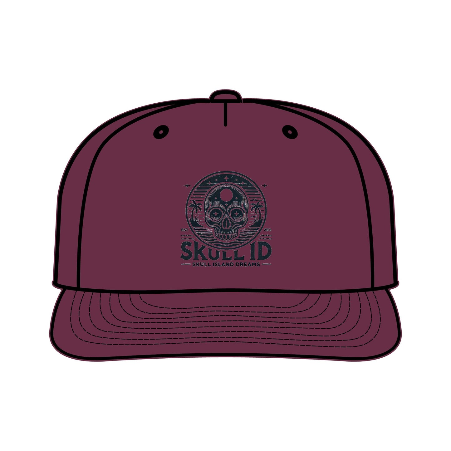 Surf Cap - Skull Island Dreams Snapback Hat for Beach Lovers