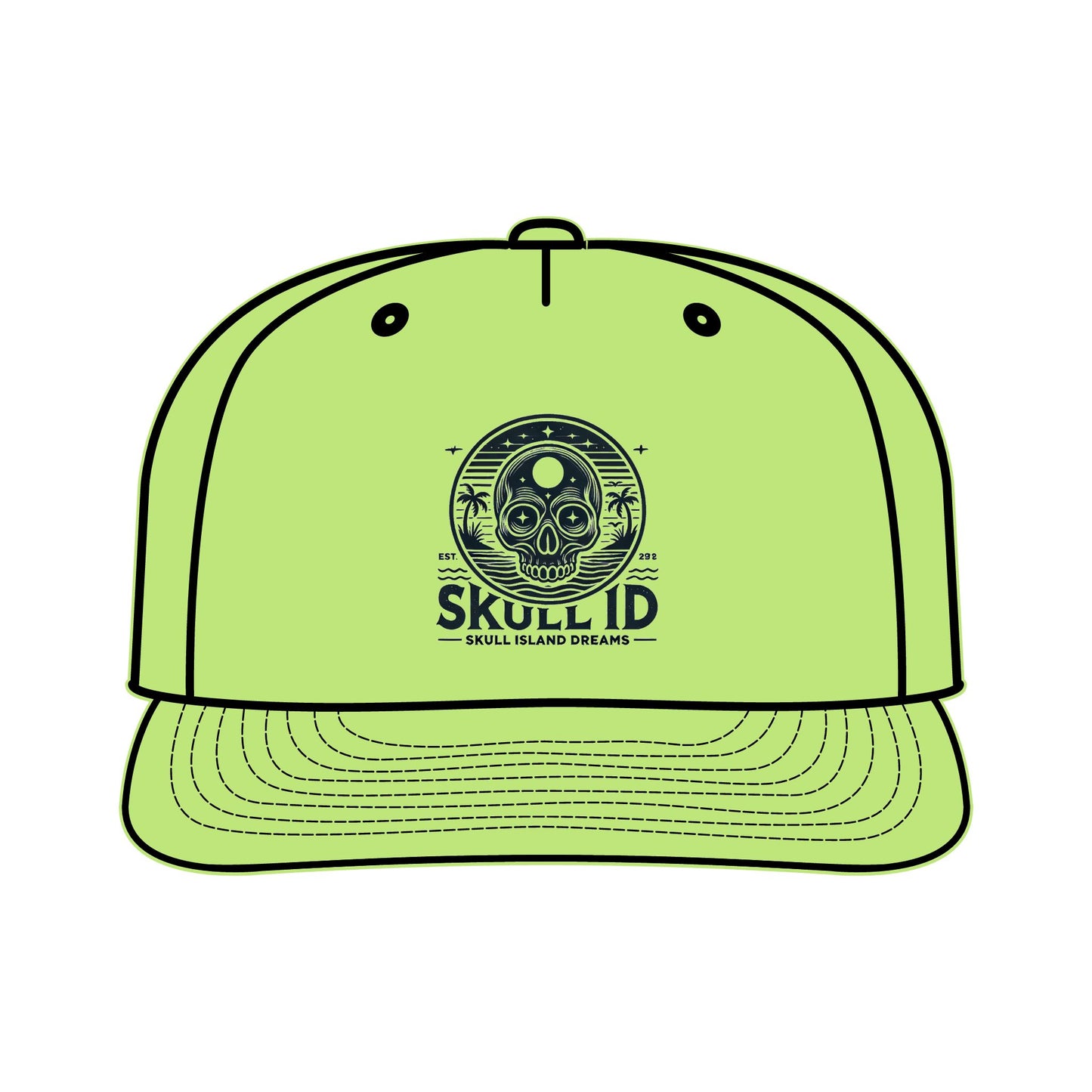 Surf Cap - Skull Island Dreams Snapback Hat for Beach Lovers