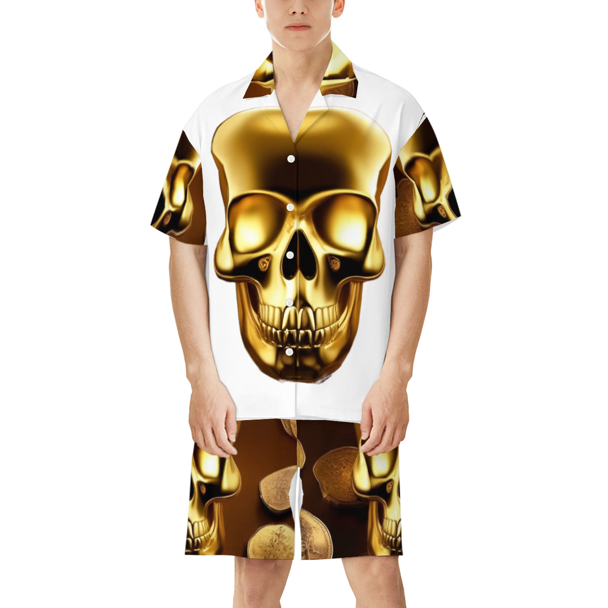Golden Skull Elegance Summer Set